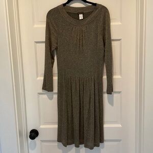 Slinky Metallic tailored dress, SEARLE, gold and black size 8